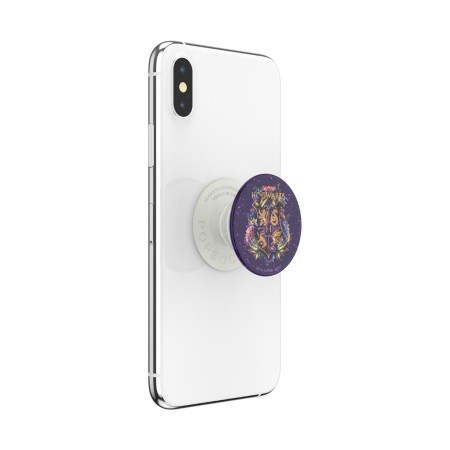 Suport pentru telefon - Popsockets PopGrip - Harry Potter Glitter Hogwarts Floral