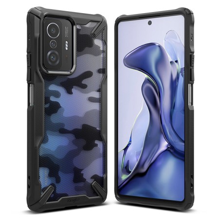 Husa pentru Xiaomi 11T / 11T Pro - Ringke Fusion X Design - Camo Black