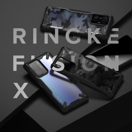 Husa pentru Xiaomi 11T / 11T Pro - Ringke Fusion X Design - Camo Black