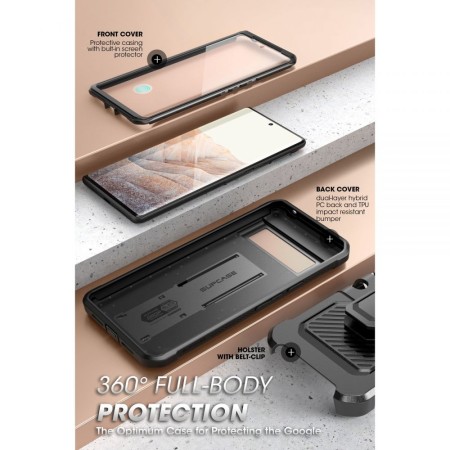 Husa pentru Google Pixel 6 Pro - Supcase Unicorn Beetle Pro - Black