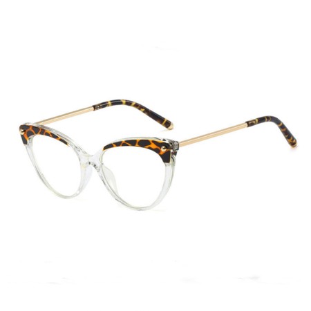 Ochelari de Calculator - Techsuit Reflex TR90 (F93308) - Clear / Leopard