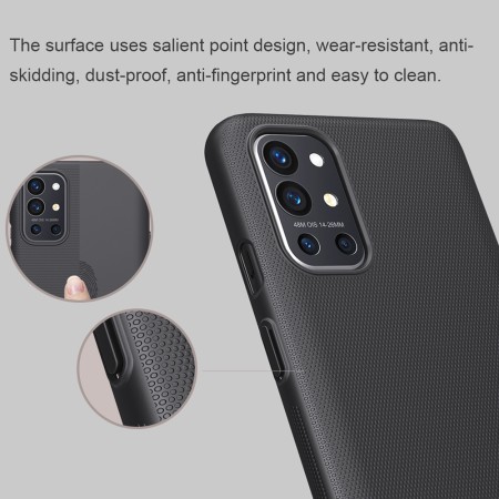 Husa pentru OnePlus 9R - Nillkin Super Frosted Shield - Black