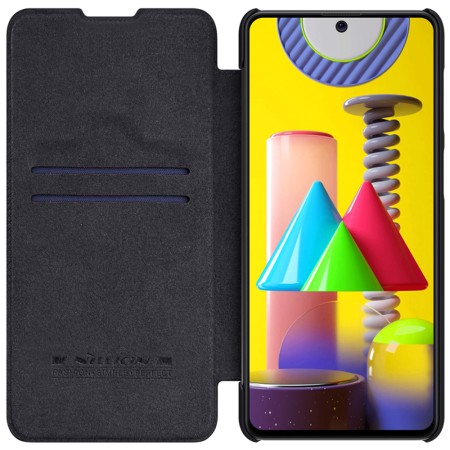 Husa pentru Samsung Galaxy F62 / M62 - Nillkin QIN Leather Case - Black