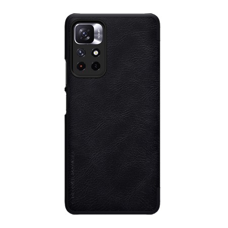 Husa pentru Xiaomi Poco M4 Pro 5G - Nillkin QIN Leather Case - Black