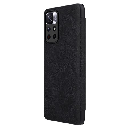 Husa pentru Xiaomi Poco M4 Pro 5G - Nillkin QIN Leather Case - Black