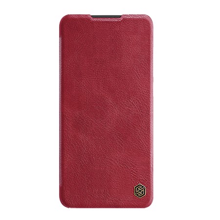 Husa pentru Xiaomi Poco M4 Pro 5G - Nillkin QIN Leather Case - Red