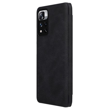 Husa pentru Xiaomi Redmi Note 11 Pro+ 5G - Nillkin QIN Leather Case - Black