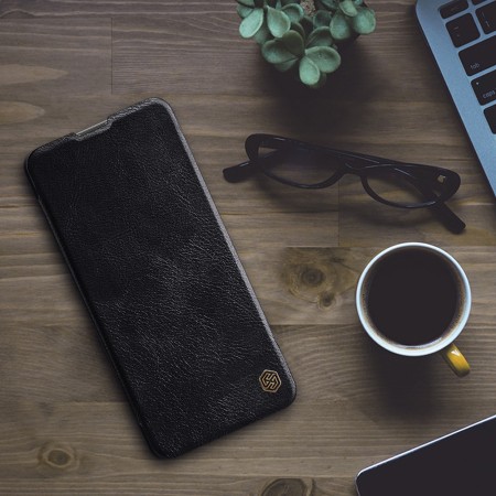 Husa pentru Xiaomi Redmi Note 11 Pro+ 5G - Nillkin QIN Leather Case - Black