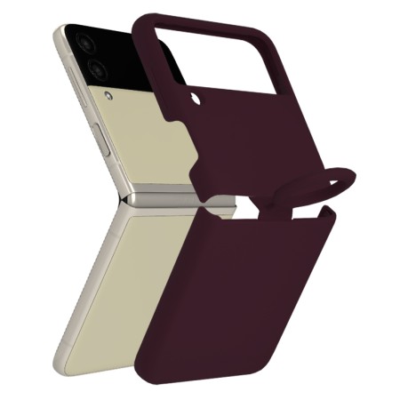 Husa pentru Samsung Galaxy Z Flip3 5G - Techsuit Soft Edge Silicone - Plum Violet