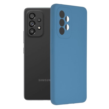 Husa pentru Samsung Galaxy A53 5G - Techsuit Soft Edge Silicone - Denim Blue