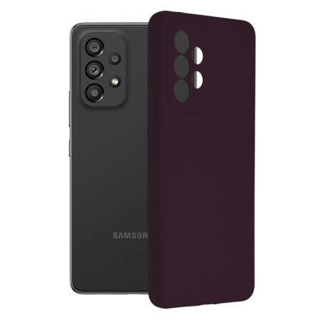 Husa pentru Samsung Galaxy A53 5G - Techsuit Soft Edge Silicone - Plum Violet