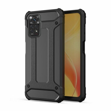 Husa pentru Xiaomi Redmi Note 11 / 11S Techsuit Hybrid Armor - Black