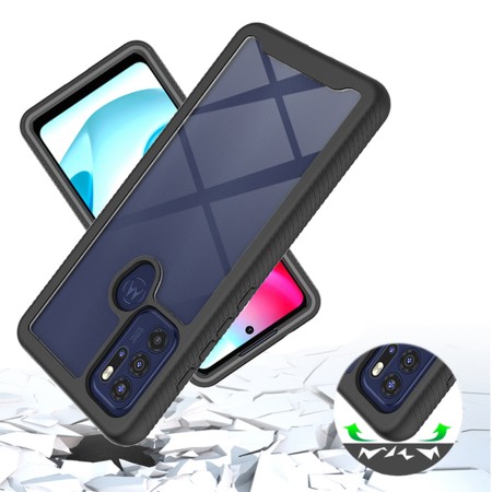 Husa pentru Motorola Moto G60S + Folie - Techsuit Defense360 Pro - Black