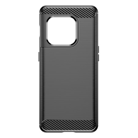 Husa pentru OnePlus 10 Pro - Techsuit Carbon Silicone - Black