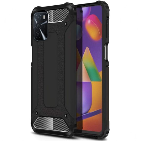 Husa pentru Oppo A16 / A16s / A54s - Techsuit Hybrid Armor - Black