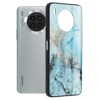 Husa pentru Huawei nova 8i - Techsuit Glaze Series - Blue Ocean