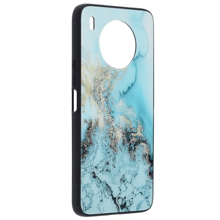 Husa pentru Huawei nova 8i - Techsuit Glaze Series - Blue Ocean