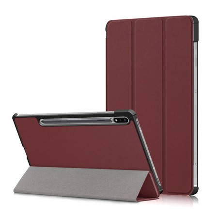 Husa pentru Samsung Galaxy Tab S7 Plus / S8 Plus / S7 FE - Techsuit FoldPro - Burgundy