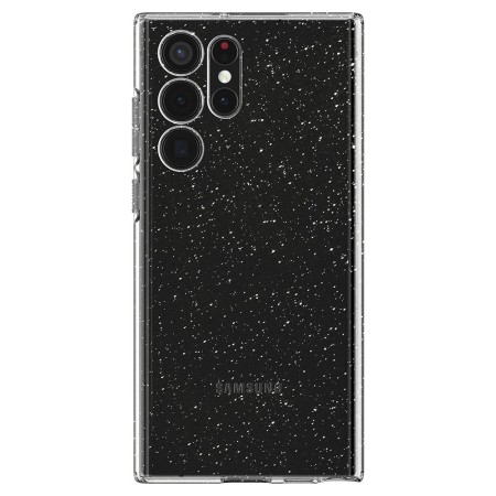 Husa pentru Samsung Galaxy S22 Ultra 5G - Spigen Liquid Crystal Glitter - Crystal Quartz