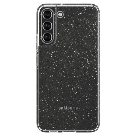 Husa pentru Samsung Galaxy S22 5G - Spigen Liquid Crystal Glitter - Crystal Quartz