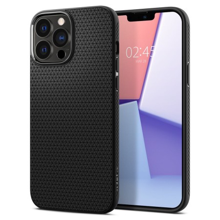 Husa pentru iPhone 13 Pro - Spigen Liquid Air - Matte Black