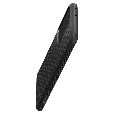 Husa pentru Samsung Galaxy S21 Ultra 5G - Spigen Liquid Air - Matte Black