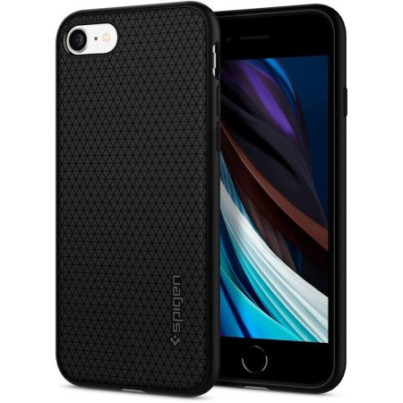 Husa pentru iPhone 7 / 8 / SE 2, SE 2020 / SE 3, SE 2022 - Spigen Liquid Air - Black