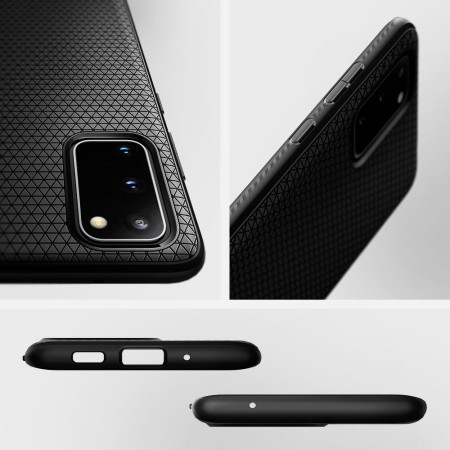 Husa pentru Samsung Galaxy S20 Plus 4G / S20 Plus 5G - Spigen Liquid Air - Matte Black