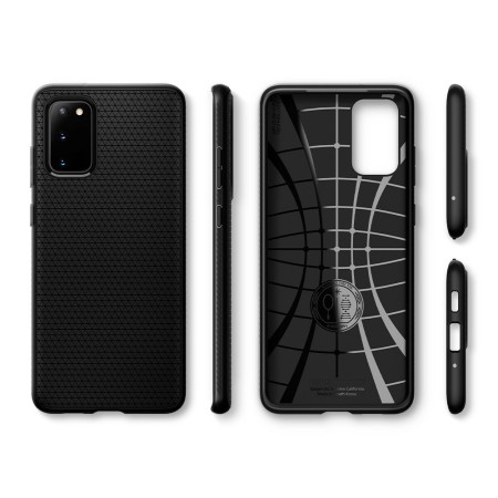 Husa pentru Samsung Galaxy S20 Plus 4G / S20 Plus 5G - Spigen Liquid Air - Matte Black