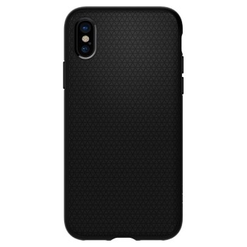 Husa pentru iPhone X / XS - Spigen Liquid Air - Matte Black