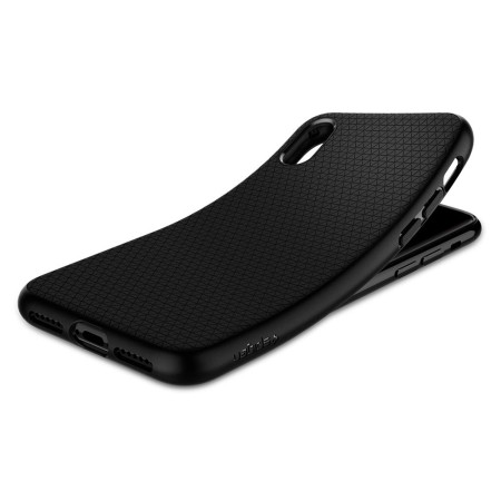 Husa pentru iPhone X / XS - Spigen Liquid Air - Matte Black