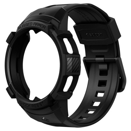 Husa pentru Samsung Galaxy Watch 4 Classic (42mm) + Curea - Spigen Rugged Armor Pro - Black