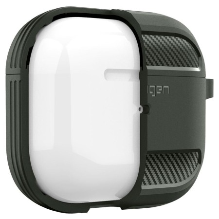 Husa pentru Apple AirPods 3 - Spigen Rugged Armor - Green