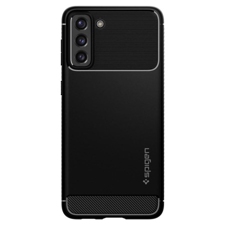 Husa pentru Samsung Galaxy S21 5G - Spigen Rugged Armor - Black