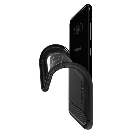 Husa pentru Samsung Galaxy S8 - Spigen Rugged Armor - Black