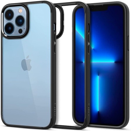 Husa pentru iPhone 13 Pro - Spigen Ultra Hybrid - Matte Black