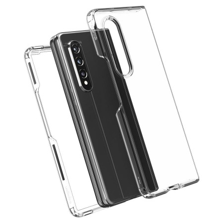 Husa pentru Samsung Galaxy Z Fold3 5G - Spigen Ultra Hybrid - Crystal Clear