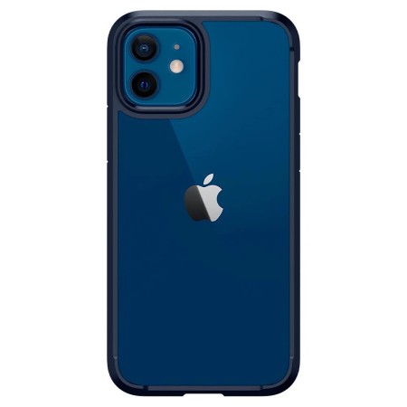 Husa pentru iPhone 12 / 12 Pro - Spigen Ultra Hybrid - Navy Blue