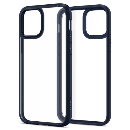 Husa pentru iPhone 12 / 12 Pro - Spigen Ultra Hybrid - Navy Blue