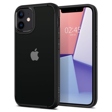 Husa pentru iPhone 12 mini - Spigen Ultra Hybrid - Matte Black