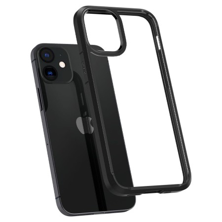 Husa pentru iPhone 12 mini - Spigen Ultra Hybrid - Matte Black