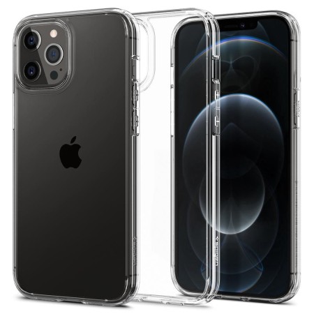 Husa pentru iPhone 12 Pro Max - Spigen Ultra Hybrid - Clear