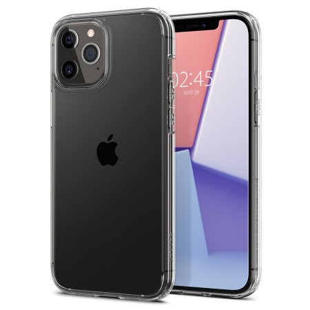 Husa pentru iPhone 12 Pro Max - Spigen Ultra Hybrid - Clear