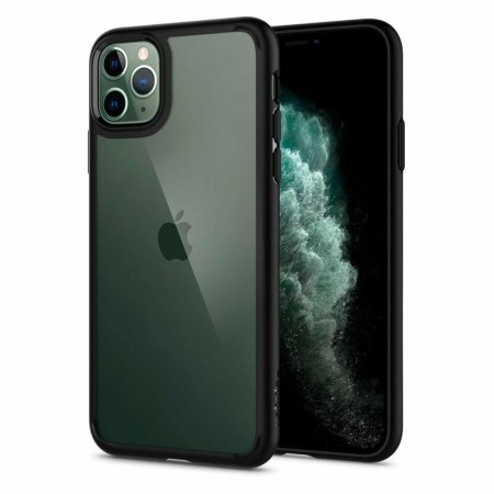 Husa pentru iPhone 11 Pro Max - Spigen Ultra Hybrid - Matte Black