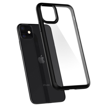 Husa pentru iPhone 11 - Spigen Ultra Hybrid - Matte Black