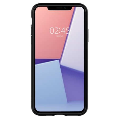 Husa pentru iPhone 11 - Spigen Ultra Hybrid - Matte Black