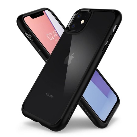 Husa pentru iPhone 11 - Spigen Ultra Hybrid - Matte Black