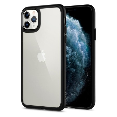 Husa pentru iPhone 11 Pro - Spigen Ultra Hybrid - Matte Black