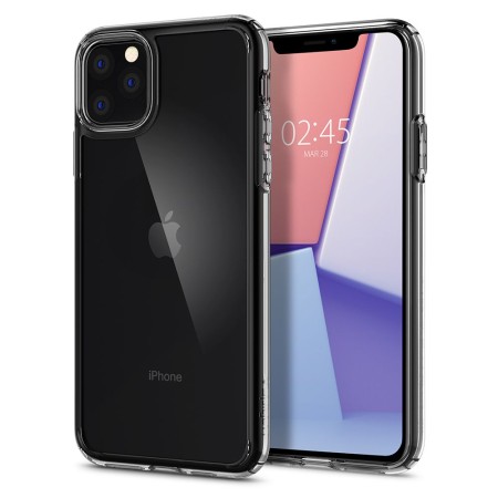 Husa pentru iPhone 11 Pro - Spigen Ultra Hybrid - Crystal Clear