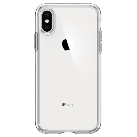 Husa pentru iPhone X / XS - Spigen Ultra Hybrid - Crystal Clear